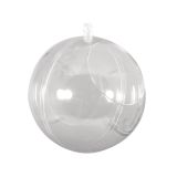 OBLIKE IZ UMETNE MASE RAYHER PLASTIČNA KROGLA FI 6 CM 2 DELNA PROSOJNA