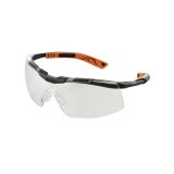 OČALA ZA DELO, PROSTI ČAS PROZORNA STEKLA S ČRNO ORANŽNIMI ROČKAMI