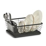 ODCEJALNIK ZELLER PRESENT 37X30.5X14.5 CM ČRNA KOVINA, PLASTIKA