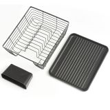 ODCEJALNIK ZELLER PRESENT 37X30.5X14.5 CM ČRNA KOVINA, PLASTIKA