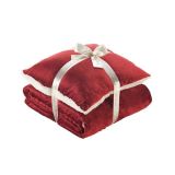 ODEJA DORMEO WARM HUG 130X190 CM IN BLAZINA RDEČA