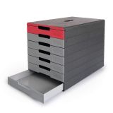 ODLOŽNI PREDAL, PREDALNIK DURABLE IDEALBOX PRO 7 BLUE ANGEL RDEČ