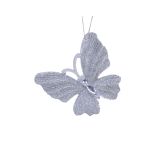 OKRASEK ZA JELKO DECORIS METULJ, 10 CM, SORTIRANO