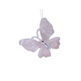 OKRASEK ZA JELKO DECORIS METULJ, 10 CM, SORTIRANO
