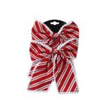 OKRASEK ZA JELKO DECORIS PENTLJA RDEČA/BELA 2/1 SORTIRANO