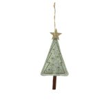 OKRASEK ZA JELKO DECORIS SMEREKA IZ FILCA, 14 CM SORTIRANO