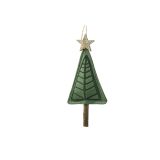 OKRASEK ZA JELKO DECORIS SMEREKA IZ FILCA, 14 CM SORTIRANO