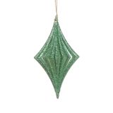 OKRASEK ZA JELKO GLOSSTYLE GEO 3D 7X7X12 CM S.ZELENE BARVE