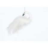 OKRASEK ZA JELKO GLOSSTYLE VISEČI LABOD 18 CM