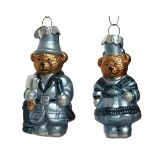 OKRASEK ZA JELKO MEDVEDEK, MODRE BARVE, SORT