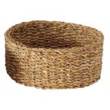 OKRASNA KOŠARA BOLTZE OKROGLA, IZ MORSKE TRAVE FI 25 CM