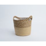 DEKORACIJA OKRASNA KOŠARA FI 24CM X V 21.5CM