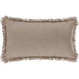 OKRASNI VZGLAVNIK ATMOSPHERE FRINGE, 50X30 CM, BEŽ