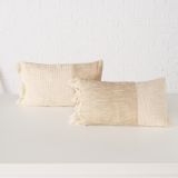 OKRASNI VZGLAVNIK BOLTZE BEŽ, 50X30 CM, SORT