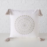 OKRASNI VZGLAVNIK BOLTZE ESTANY, BEŽ, BEL Z VZORCEM, SORT.