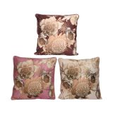 OKRASNI VZGLAVNIK DECORIS 45X45 CM, ROŽE, SORT