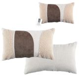 OKRASNI VZGLAVNIK HOME DECO KREM VZOREC 50X30 CM