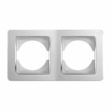 OKVIR EKONOMIK EKONOMIK 2X HORIZONTALNI BELI DUROPLAST