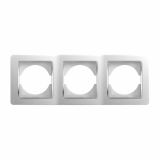 OKVIR EKONOMIK EKONOMIK 3X HORIZONTALNI BELI DUROPLAST