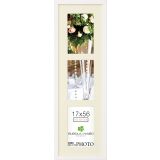 OKVIR ZA SLIKO BUBOLA&NAIBO MULTI BEL 17X56 CM ZA 3 SLIKE