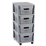 OMARICA CURVER PREDALNIK INFINITY SIVE BARVE 30 X 36 X 69 CM