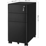 OMARICA SONGMICS PISARNIŠKA NA KOLESIH OFC030B01