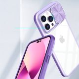 ONASI LENS COVER SILIKONSKI OVITEK ZAŠČITA ZA IPHONE 15 PRO - PROZORNO/VIJOLA