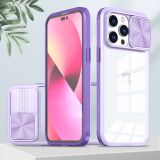 ONASI LENS COVER SILIKONSKI OVITEK ZAŠČITA ZA IPHONE 15 PRO - PROZORNO/VIJOLA