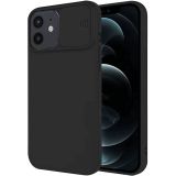 ONASI LENS COVER SILIKONSKI OVITEK ZAŠČITA ZA IPHONE 16 PLUS - ČRN