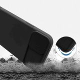 ONASI LENS COVER SILIKONSKI OVITEK ZAŠČITA ZA IPHONE 16 PLUS - ČRN