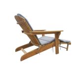 LESENI LEŽALNIK MQ ONTARIO ZLOŽLJIV Z NASLONOM ZA NOGE