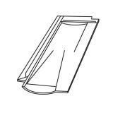 OPEČNA KRITINA BRAMAC TOPAS 13V ZRAČNIK ČRN