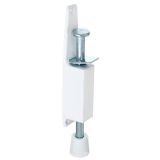 OPORNIK ZA GARAŽNA VRATA ALBERTS 180 MM BELE BARVE