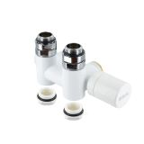 OPREMA ZA RADIATOR BIAL VENTIL SREDINSKI KOTNI KOMBI, BELI