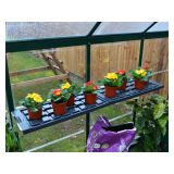 DODATNI KOMPLET PLASTIČNIH POLIC (ENA DVOJNA POLICA)PALRAM ZA RASTLINJAK