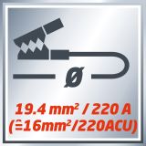 KABLI ZA ZAGON MOTORJA EINHELL BT-BO 16/1 A 220A