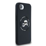 ORIGINALEN KARL LAGERFELD OVITEK MAGSAFE IPHONE 16E - KARL AND CHOUPETTE - ČRN - KLHMPSE4SKCHTCK