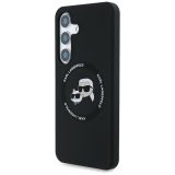 ORIGINALEN KARL LAGERFELD OVITEK MAGSAFE SAMSUNG GALAXY S25 5G - HEADS - ČRN - KLHMS25SSKCHTCK