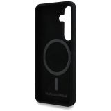 ORIGINALEN KARL LAGERFELD OVITEK MAGSAFE SAMSUNG GALAXY S25 5G - HEADS - ČRN - KLHMS25SSKCHTCK