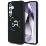 ORIGINALEN KARL LAGERFELD OVITEK MAGSAFE SAMSUNG GALAXY S25 PLUS 5G - HEADS - ČRN - KLHMS25MSKCHTCK
