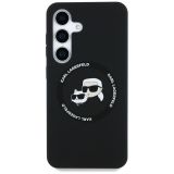 ORIGINALEN KARL LAGERFELD OVITEK MAGSAFE SAMSUNG GALAXY S25 PLUS 5G - HEADS - ČRN - KLHMS25MSKCHTCK