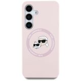 ORIGINALEN KARL LAGERFELD OVITEK MAGSAFE SAMSUNG GALAXY S25 PLUS 5G - HEADS - ROZA - KLHMS25MSKCHTCP