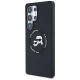 ORIGINALEN KARL LAGERFELD OVITEK MAGSAFE SAMSUNG GALAXY S25 ULTRA 5G - HEADS - ČRN - KLHMS25LSKCHTCK