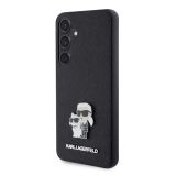 ORIGINALEN KARL LAGERFELD OVITEK SAMSUNG GALAXY S24 PLUS 5G - IML NFT FULL BODIES SAFFIANO - ČRNA ZAŠČITA - KLHCS24MPSAKCMPK