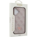 ORIGINALNI GUESS OVITEK GUHCP16SP4TDPP ZA IPHONE 16 - LEATHER - ROZA