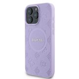 ORIGINALNI GUESS OVITEK GUHMP16LPSAPSMEU ZA IPHONE 16 PRO - MAGSAFE - SAFFIANO  - VIJOLA