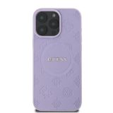 ORIGINALNI GUESS OVITEK GUHMP16LPSAPSMEU ZA IPHONE 16 PRO - MAGSAFE - SAFFIANO  - VIJOLA