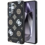 ORIGINALNI GUESS OVITEK GUHMS25LP4PWPK ZA SAMSUNG GALAXY S25 ULTRA 5G - MAGSAFE - STAMP - PU - ČRN