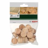 ORODJE MIZARSKO, PRIPRAVE BOSCH LESENI ČEP FI 25MM 20 KOS