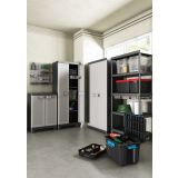 ORODNA OMARA-KRILNA VRATA KETER PVC, 4 POLICE 15KG/POLICO 65X182X45CM